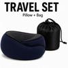 Memory Foam Travel Neck Pillow U-Shaped Airplane Sleep Office Car Use Portable Foldable With Carry Pouch