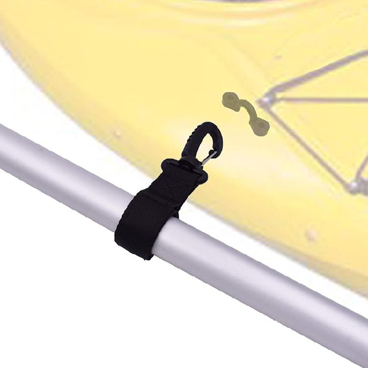 6Pcs Kayak Canoe Boat Paddle Oar Strap Webbing Fishing Rod Holder Paddle Keeper