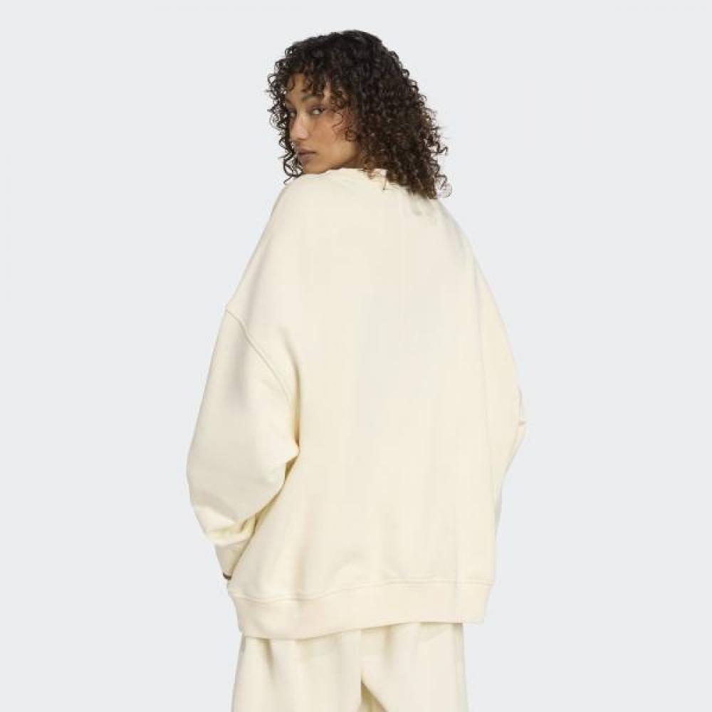 Adidas Essential Linear Oversize Crew Sweatshirt