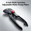 Universal Adjustable Portable Mini Water Pump Pliers New Thickened High Carbon Steel 4 Inch Small Multifunctional Plumbing Plier