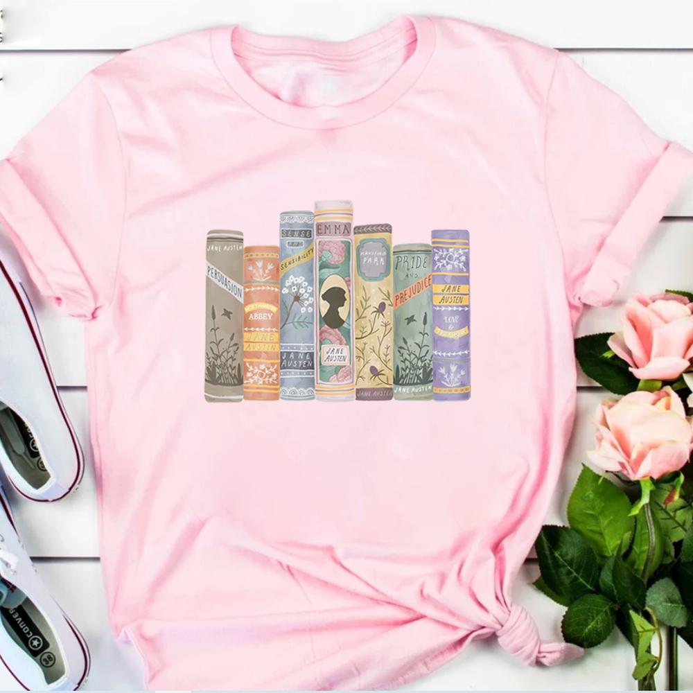 

Рубашка Writer Books Упрямая Настойчивая Девушка Футболка Книжный Подарок Футболка Феминистка Любительница Книг Футболка Унисекс Топы с Коротким Рукавом 3XL