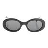 Celine Personality Design Oval Sunglasses Unisex Sunglasses Black 4S194CPLB38LX