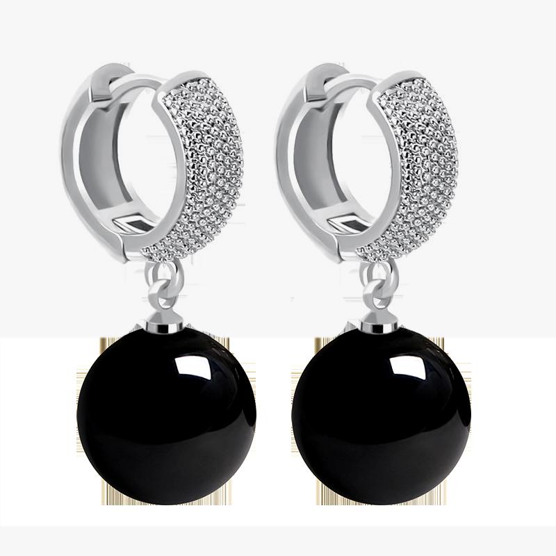 

Женские гипоаллергенные серьги-кольца с пряжкой, винтажные круглые серьги-подвески с каплей из янтаря и пчелиного воска, женские вечерние украшения для ушей, циркон