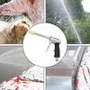 Water Hose Nozzle Long Rod Garden Hose Nozzle 360-degree Rotating Spray Quick Connector Leakproof Universal Metal Brass Sprayer Hose Nozzle