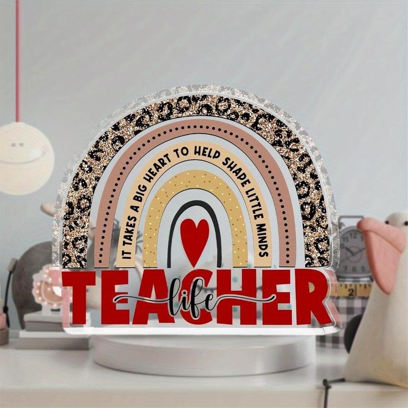 Teacher Appreciation Paperweight - Graduation & Birthday Keepsake for Educators