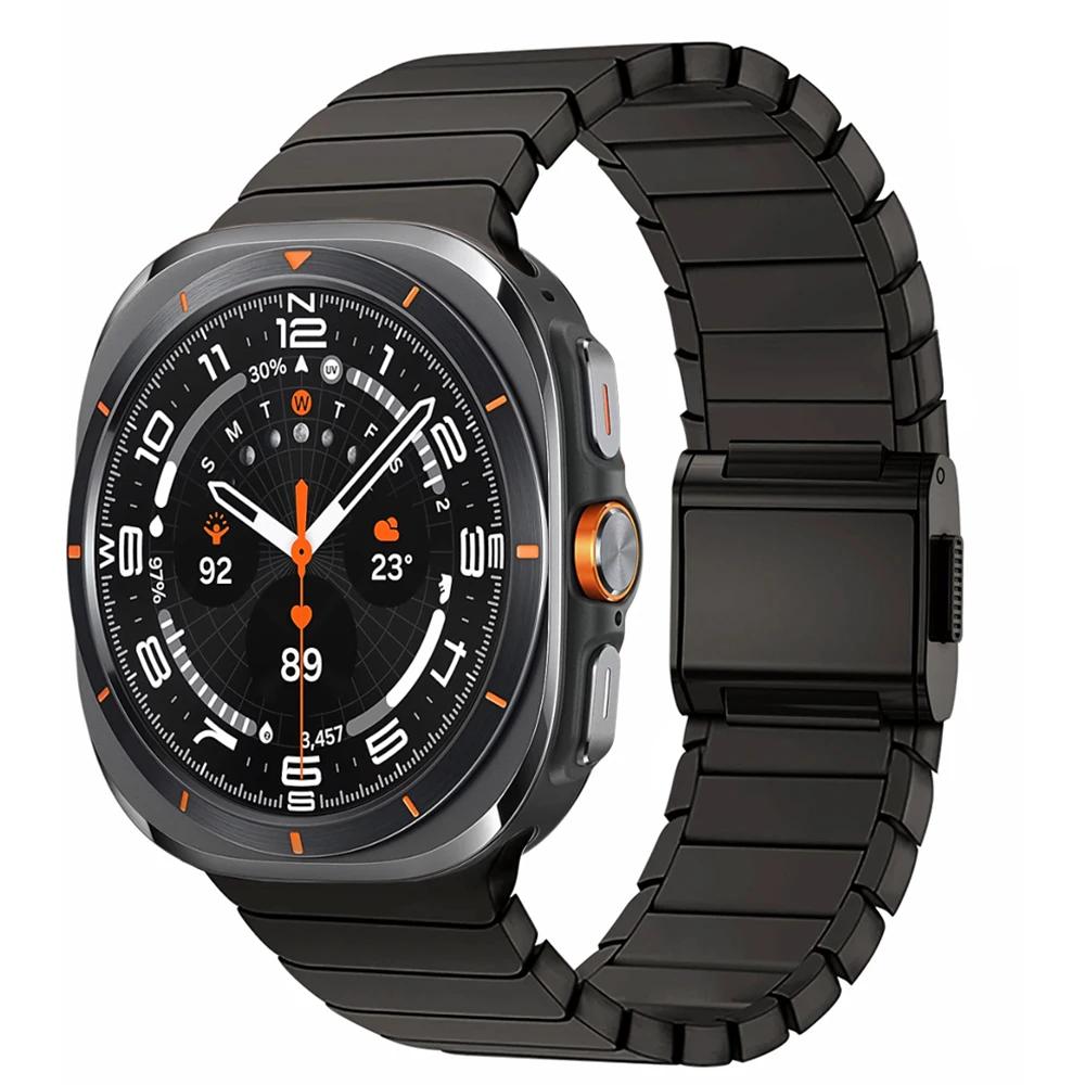 Magnetic Titanium Strap for Samsung Galaxy Watch Ultra 47mm Wristband Bracelet Replaced Accessories for Galaxy Ultra 47mm Band