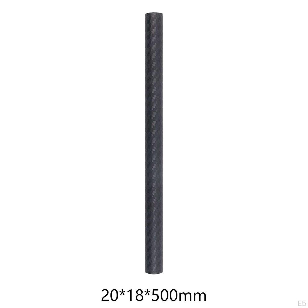 Carbon Fiber Pipe 3K Twill Hose 500mm Round Matte RC Parts Hollow