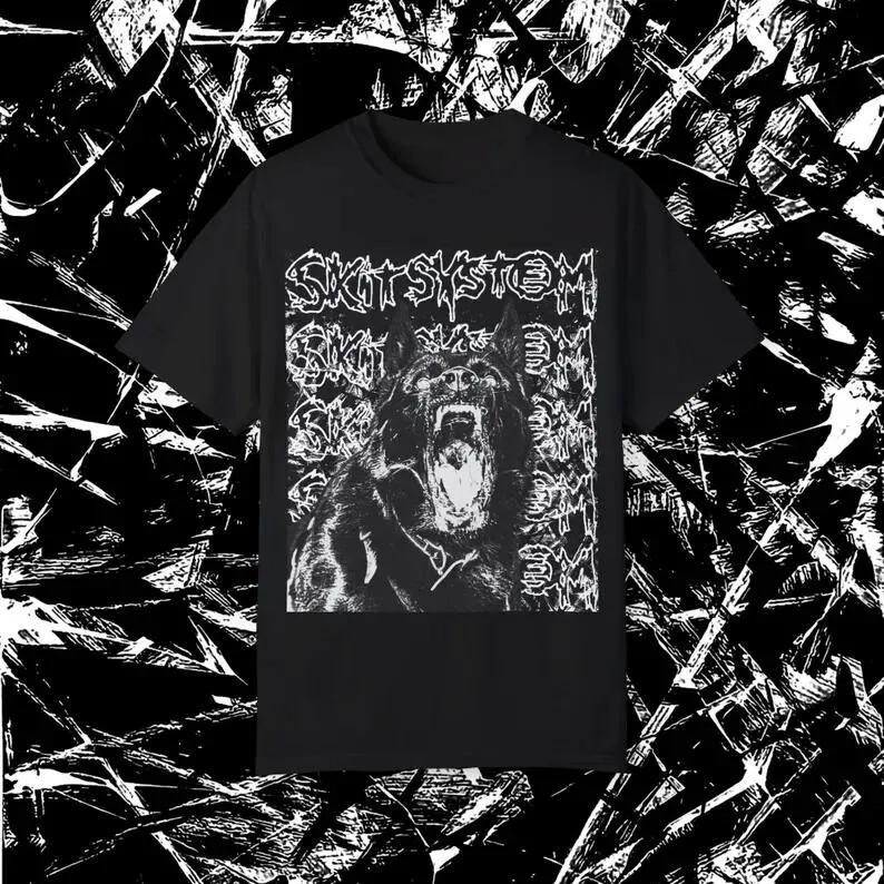 2Sided Skitsystem T Shirt Crust Punk His Hero Is Gone Wolfbrigade Disfear Nails Unisex T-Shirt S