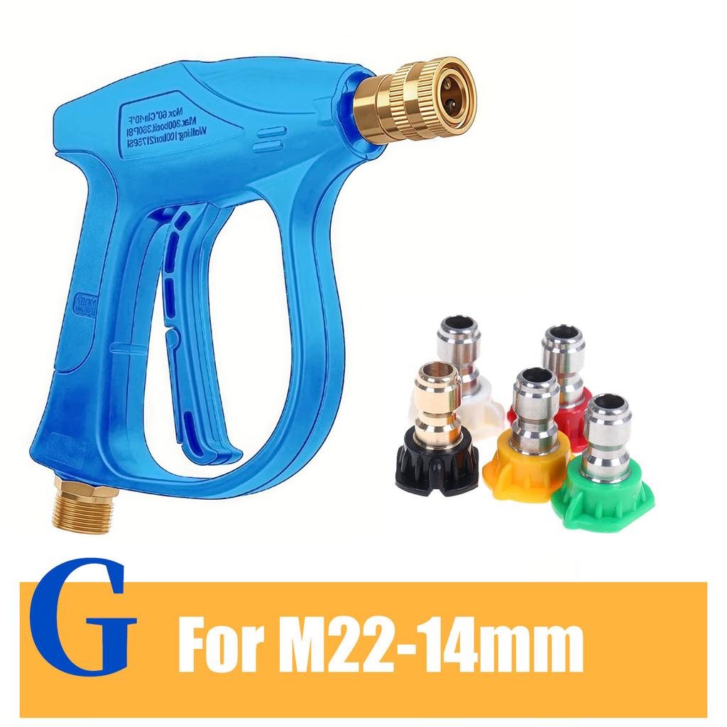 Pressure Washer Water Gun for Car Clean Hose Connector For Karcher Nilfisk Bocsh Quick connect nozzles For Car Wash Accessories