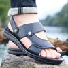 Summer New Men Sandals European American Casual Lightweight  Comfortable Beach Shoes Outdoor Driving Travel Sandals Size 38-47