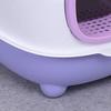Enclosed Cat Litter Box Extra Large Splash Proof Odor Control Enclosed Cat Pan Cat Toilet Box for