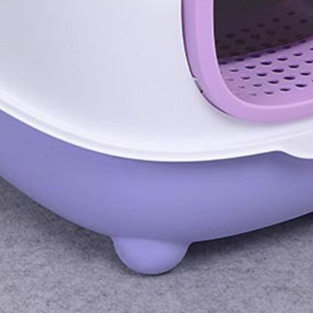 Enclosed Cat Litter Box Extra Large Splash Proof Odor Control Enclosed Cat Pan Cat Toilet Box for