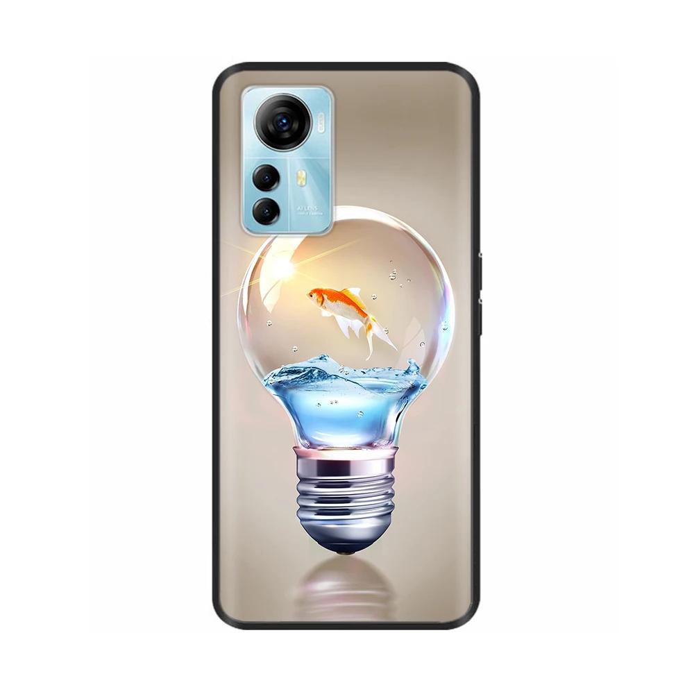 Cute Phone Case For Blade A72s 4G Case Flower Cartoon Painted Soft Silicone Fundas for ZTE Optus X Max A 72s Cover Protective