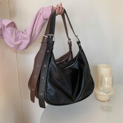 2024 Summer Retro Fashion Women's Large-Capacity Shoulder Tote Bag