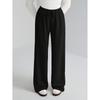 American Simple Casual Pants Women's Front Lace-up Sweatpants Loose Wide-leg Long Pants