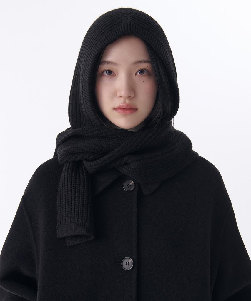MUSINSA STANDARD WOMAN Women'S Scarf Balaclava [Black]