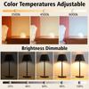 Rechargeable Light Bulb with Timer and Remote, Dimmable Battery Light Bulbs with Magnetic Base, E14 Detachable Charging LED Bulb
