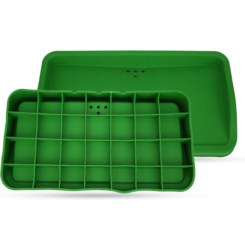 Golf Caoutchouc Silicone Boîte de Service Rangement Étui Plateau à Balles Conteneur Fournitures de Golf Vert