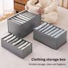 Underwear Organizer 24 Slots Foldable Container Drawer Divider Closet Storage Box for Bras Panties Socks in Bedroom