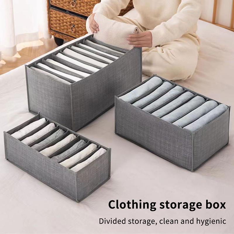 Underwear Organizer 24 Slots Foldable Container Drawer Divider Closet Storage Box for Bras Panties Socks in Bedroom