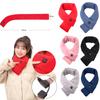 Men Women Electric Shawl Super Warmer Winter Soft Heated Scarf Neck with USB