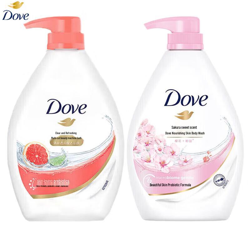 Dove Purifying & Revitalizing Body Wash with Cherry Blossom Scent