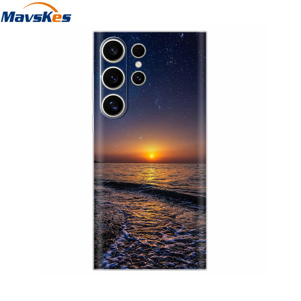 Soft Silicone Case For Samsung Galaxy S25 Ultra Back Cover for Samsung S25 Plus Shockproof Phone Cases for Galaxy S25 Coque Mask