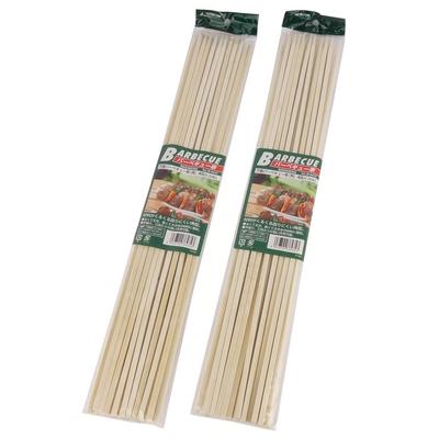 Barbecue Skewers Bamboo Square 45cm (40 Count) UZ-13214 Natural