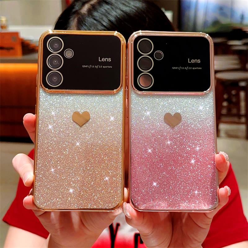 Husă de lux pentru Samsung Galaxy S23 Ultra A52 A53 A54 A14 4g 5g A24 A23 husă din silicon antișoc