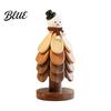 Rustic Farmhouse Kitchen Accessories Collapsible Wooden Trivets for Hot Dishes Tree-Shaped Heat Resistant Potholders Compact Folding Trivet