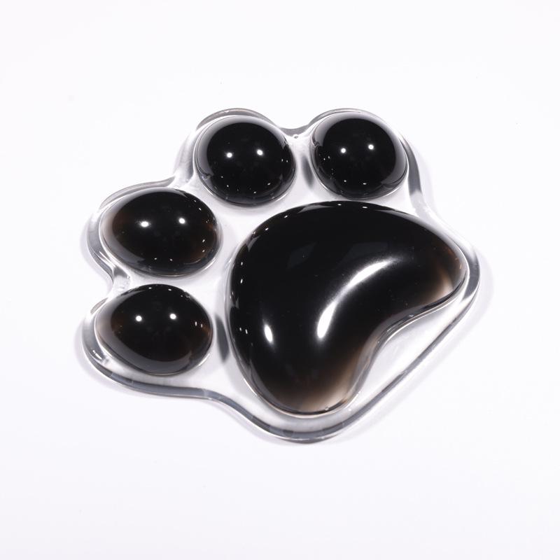 "Transparent Silicone Cat Claw Wrist Pad: Comfortable, Creative, and Cool for Office Use"