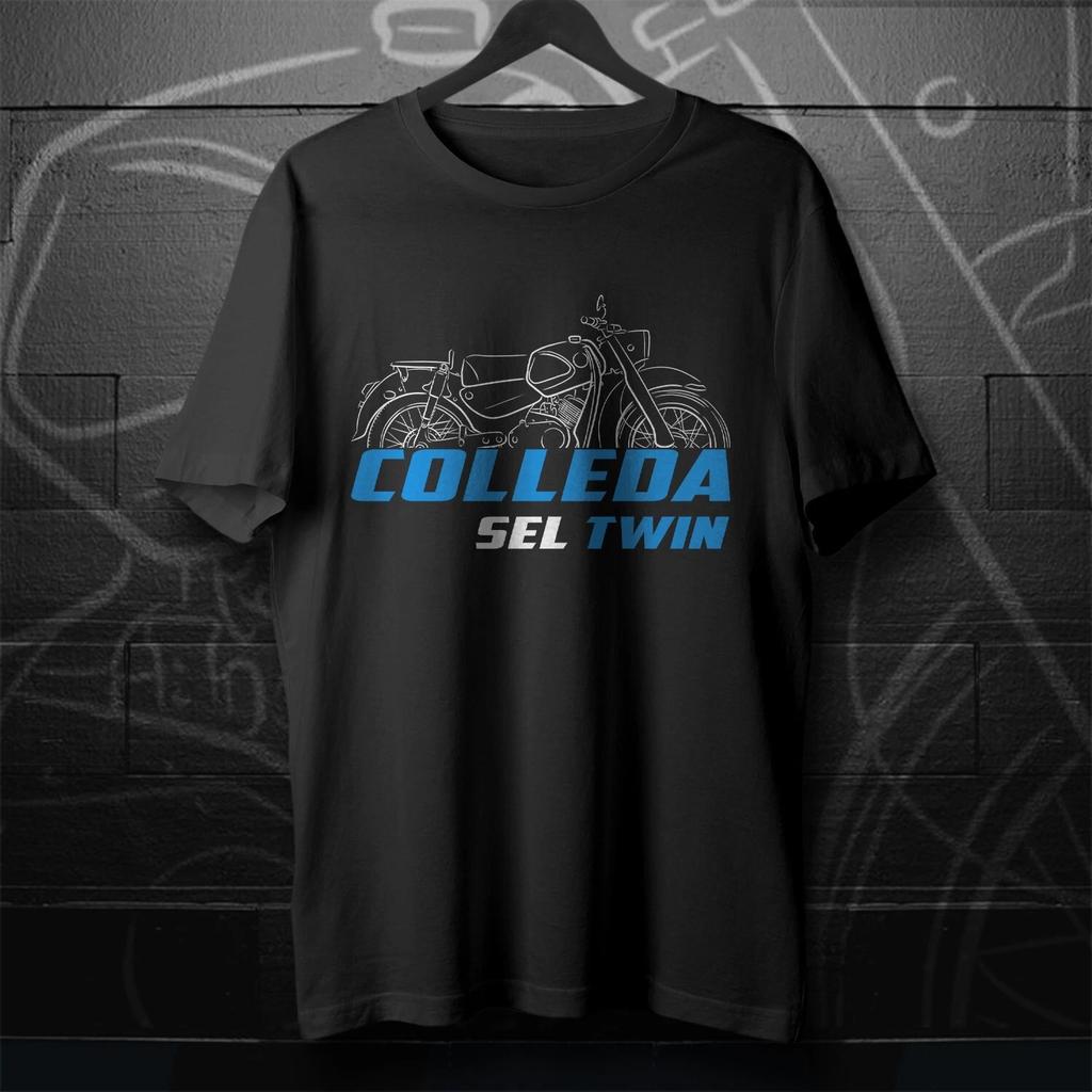 Black men's and women's T-shirt Suzuki Colleda Sel Twin 125SB /SB-2 1959-1960 - Motorcycle