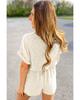 Azura Exchange Ribbed Elastic Waist Romper