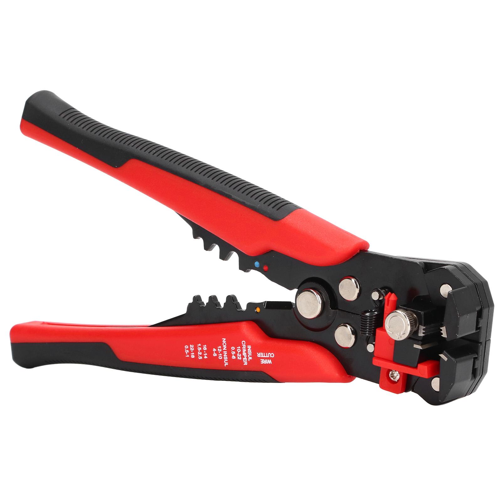 8in Automatic Crimper Plier Wire Cutter Stripping Tool Manual Multifunction Ergonomic for Home Factory