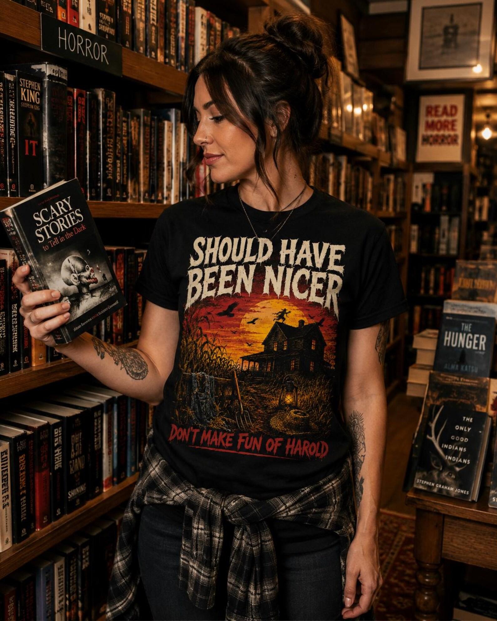 Should Have Been Nicer haunted house t-shirt | Halloween horror tee S