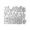 Cuore Stella Casa Matrice da Taglio in Metallo Fai da Te Scrapbooking Goffratura Decorazione Cartoncino Stencil