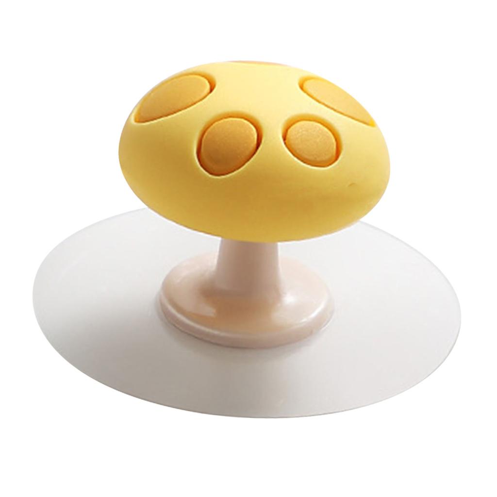 Toilet Lid Lifter Silicone Anti Slip Avoid Touching Flexible Mushroom Toilet Cover Lifting Handle