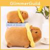 Capybara Bagel Sunflower Plush Toy Animal Stuffed Doll Decoration Gift Kids