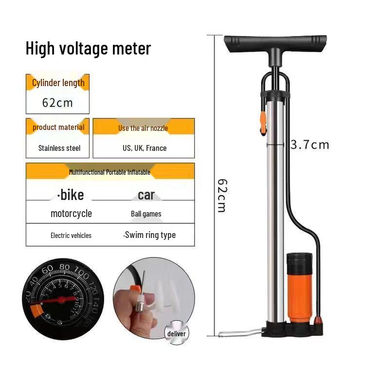 Universal High-Pressure Electric Air Pump for Vehicles, Bicycles, and Household Use