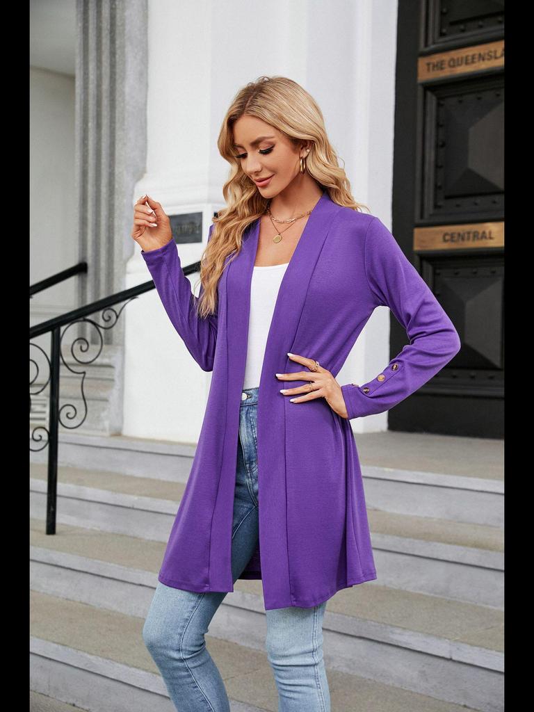 Women's 2023 Autumn/Winter Buttoned Long-Sleeve Knitted Cardigan