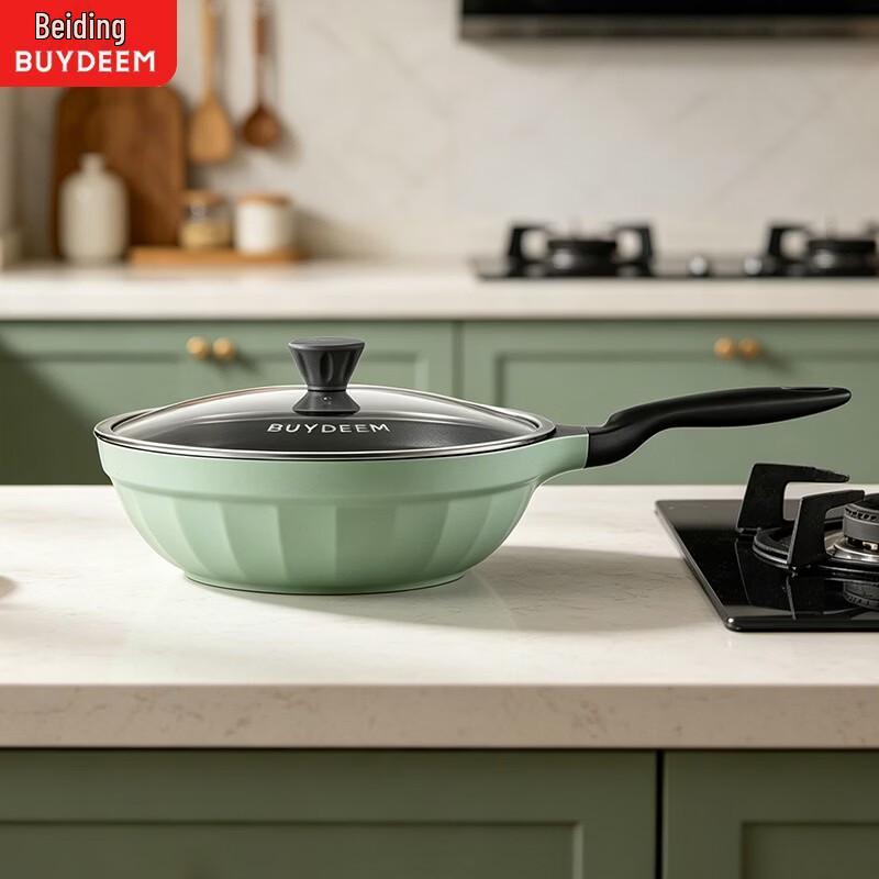 Buydeem Non-stick Flat-Bottom Frying Pan