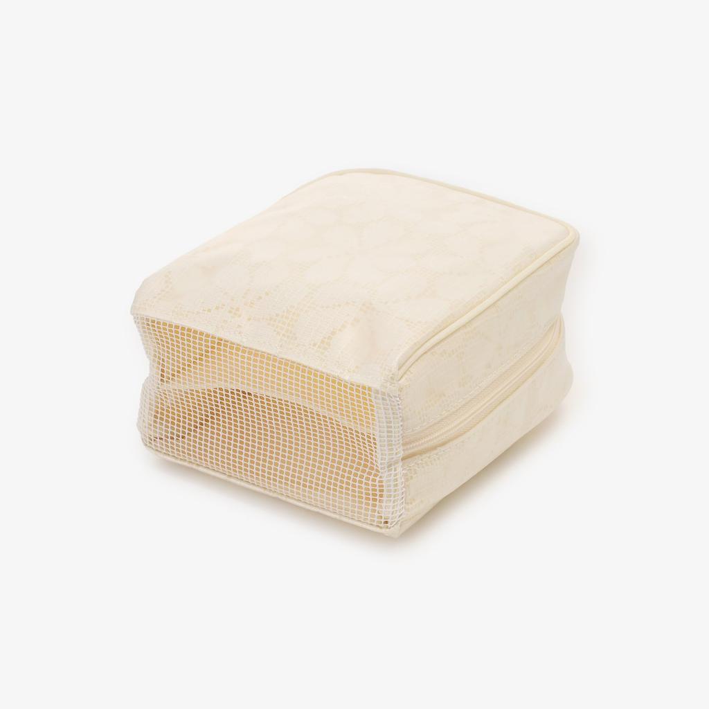 Afternoon Tea Living Portemonnee JM10, Mini Spa Tas met Kant, Wit