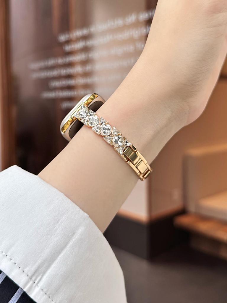 Bow Diamond Strap for Apple iWatch Series 2 to 11 Wristband
