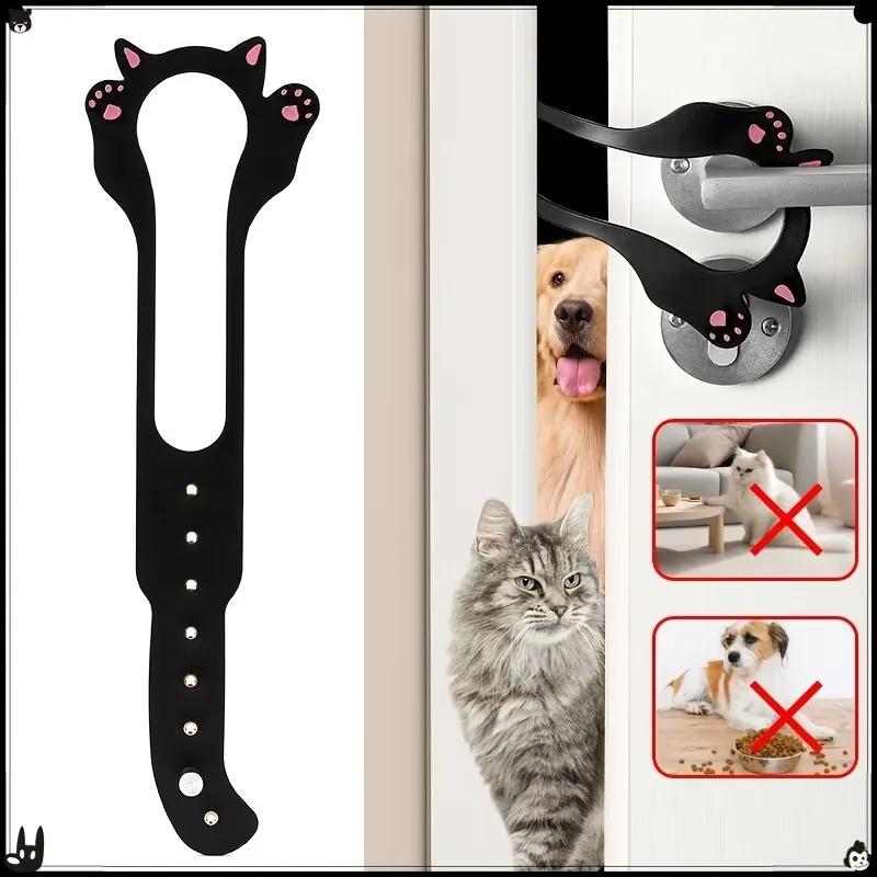 Tappo flessibile per porta per gatti con 8 dimensioni regolabili, tiene la porta larga da 1,5 a 8 pollici, separa gatti e cani in casa