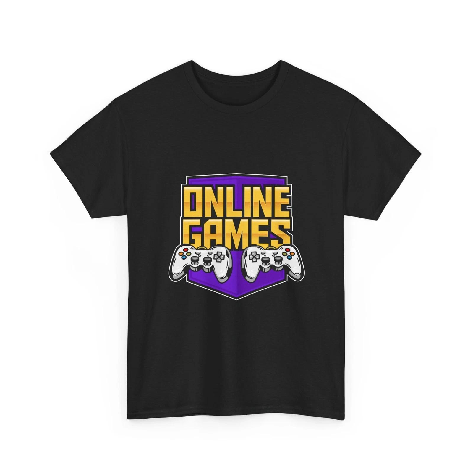 Игровая футболка | Игровые контроллеры Крутой логотип, Хлопковая футболка Подарок, Забавная футболка для игрока 4XL