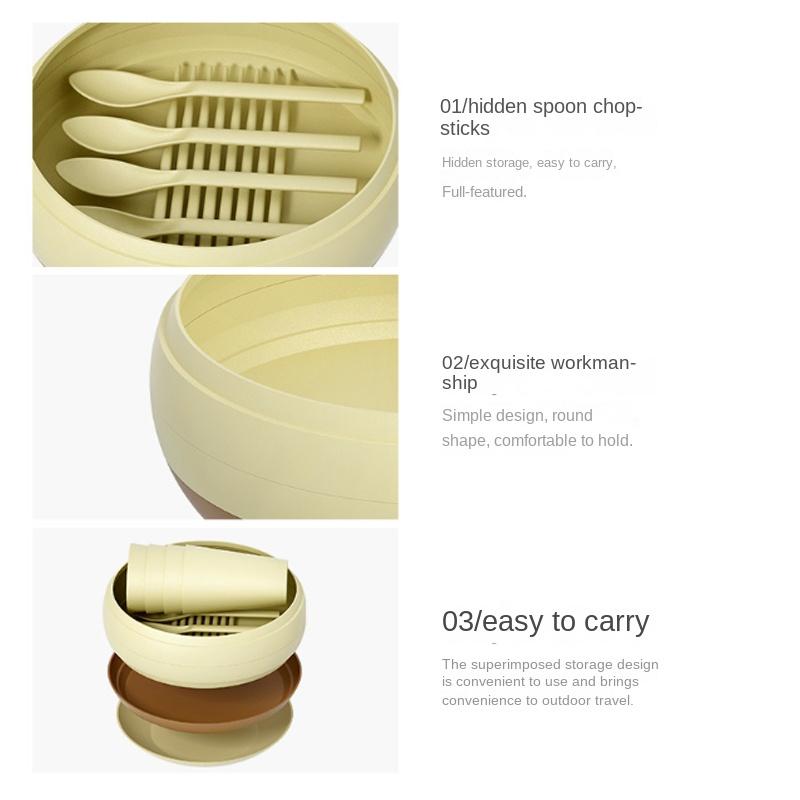 Neuer zusammenklappbarer Camping-Picknick-Geschirrkorb mit Deckel, faltbarer Aufbewahrungskorb