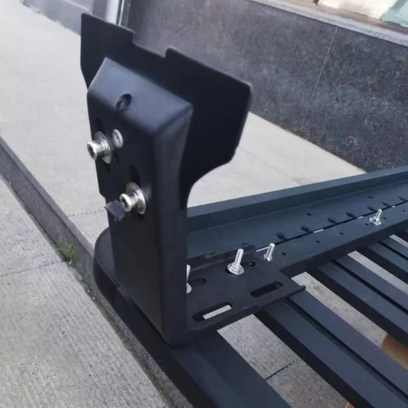 Abrazaderas de Techo para Canalones de Lluvia de Aluminio de Alta Resistencia para SUV Camión Rango de Altura 12-23 cm Ajuste Seguro No Requiere Herramienta
