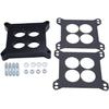 YAEGER 1 Zoll Geporteter Phenolharz-Vergaserabstandshalter für Edelbrock für Holley für SBC für BBC für Chevy V8