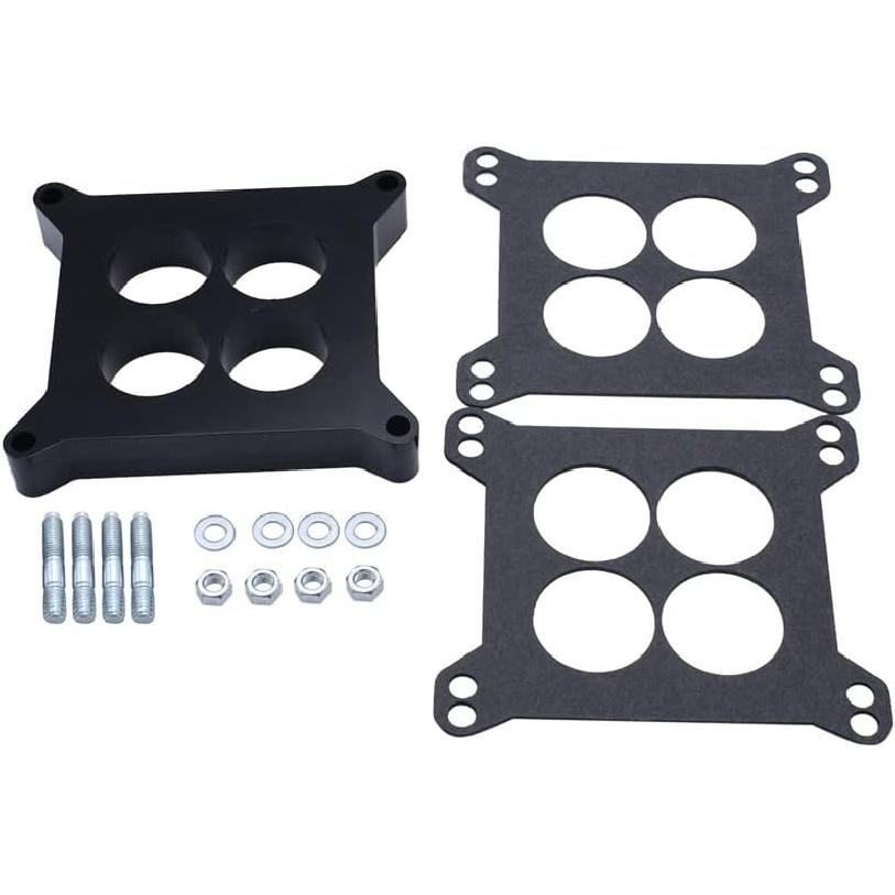 YAEGER 1 Zoll Geporteter Phenolharz-Vergaserabstandshalter für Edelbrock für Holley für SBC für BBC für Chevy V8