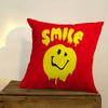 Anime Smile Fun Cute Cushion Cover Inches Farmhouse Decor Home Throw Pillow Covers For Couch Decorations